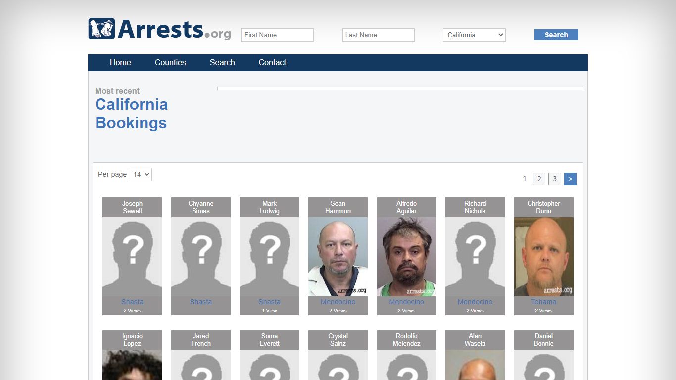 California Arrests and Inmate Search